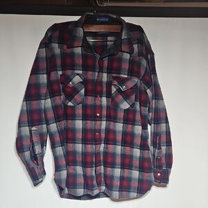 Pendleton Wool Snap Shirt Plaid